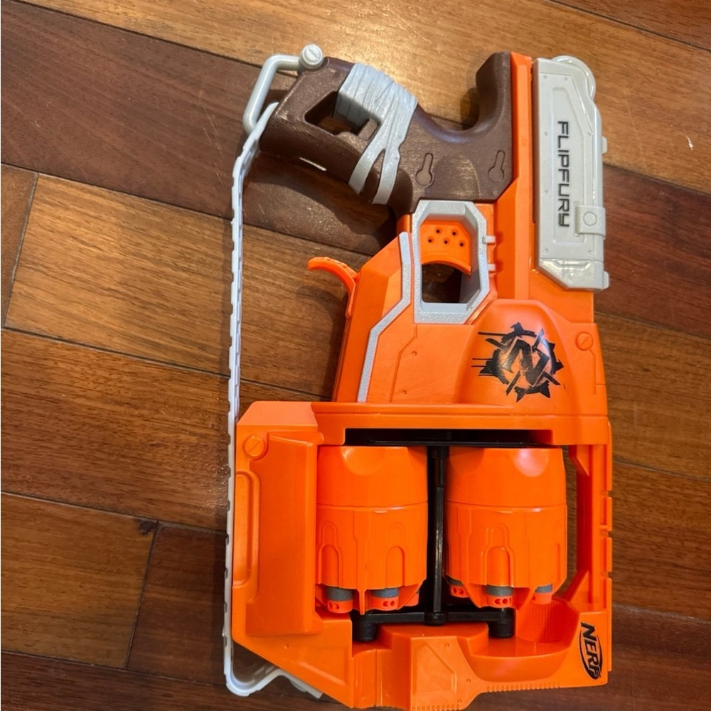 Nerf Action Figures Orange and Brown Playset